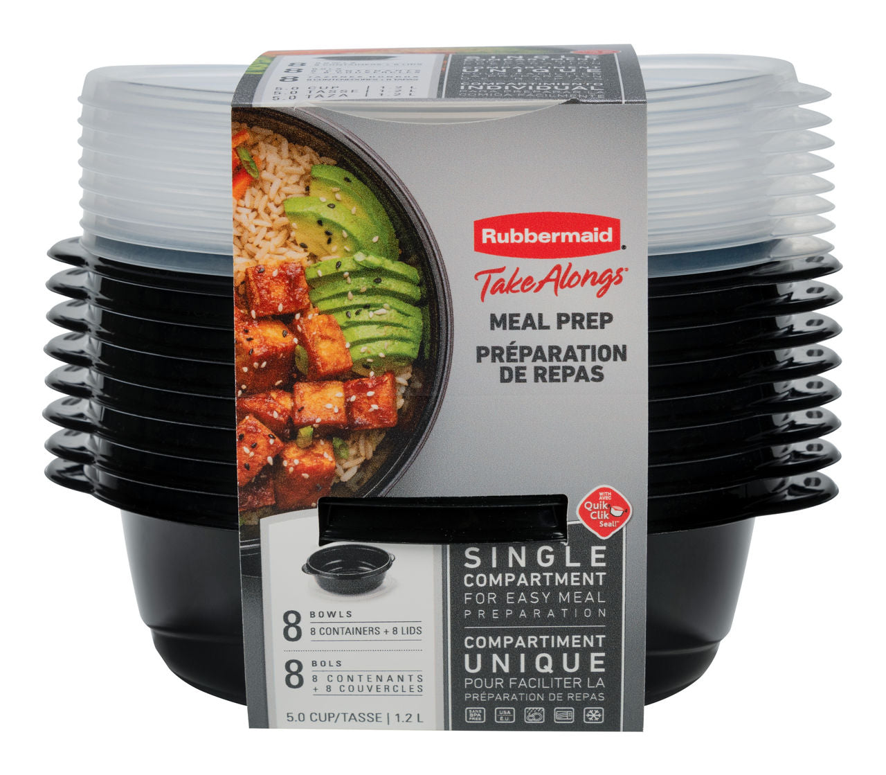 TakeAlongs® Food Storage 5 Cup Containers, Meal Prep - US 2021