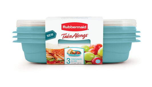 TakeAlongs® Food Storage 3.7 Cup Divided Containers, Meal Prep - US 4487