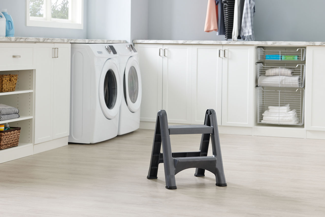 EZ Step™ Folding Plastic Step Stool - US 2795