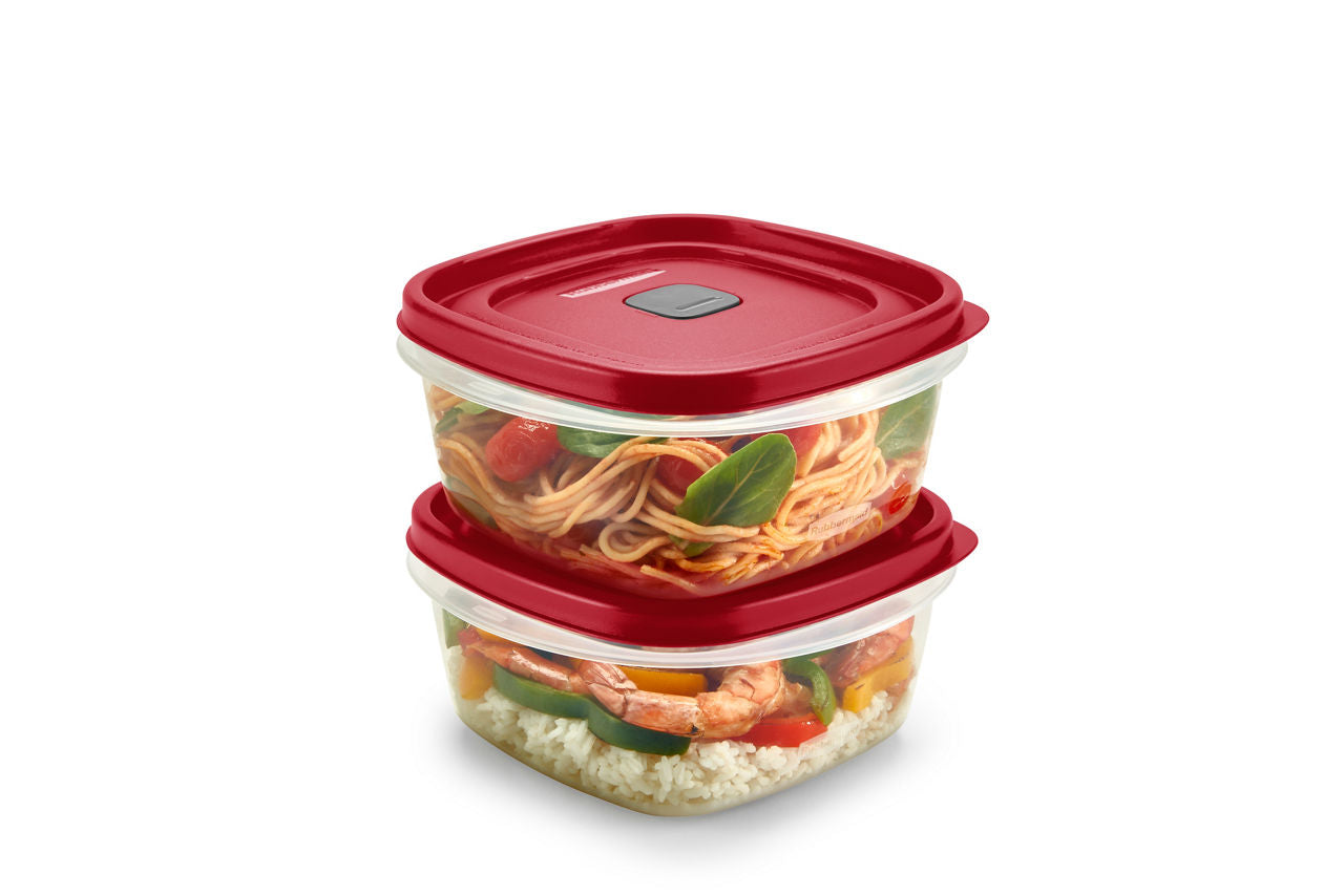 Vented EasyFindLids™ 5-Cup Food Storage and Organization Container, Racer Red, 2 Pack - US 6385