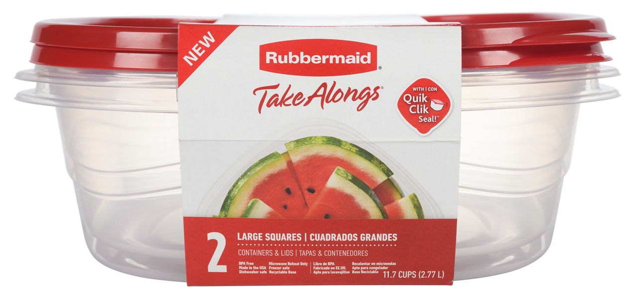 TakeAlongs® Large Square Food Storage Containers, Set of 2 - US 2946