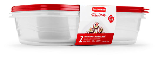 TakeAlongs® Large Rectangular Food Storage Containers, 1 Gallon - US 8679