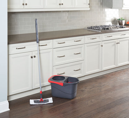 Microfiber Flat Spin Mop and Bucket - US 6138