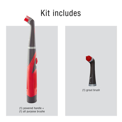 Power Scrubber with 1 All-Purpose Scrubbing Head and 1 Grout Scrubbing Head - US 0238