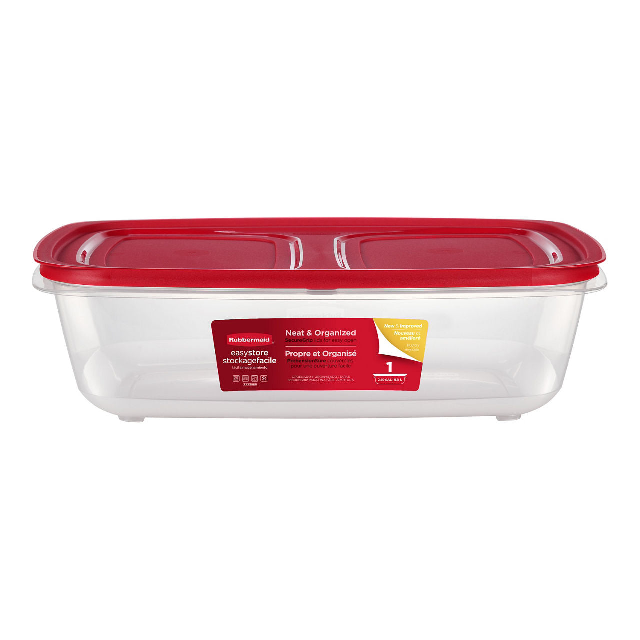 EasyStore Food Storage Container, X-Large Rectangle - US 4582