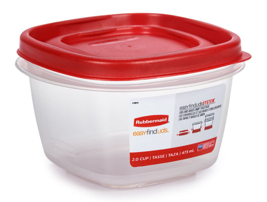 EasyFindLids™ Medium Food Storage Container, Square - US 6383