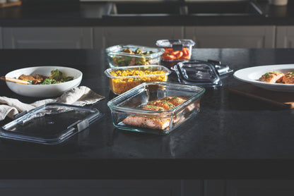 Brilliance™ Glass Food Storage Container, Medium Rectangle - US 4369
