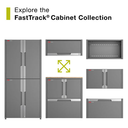 FastTrack® Single 2-Door Cabinet - US 8004