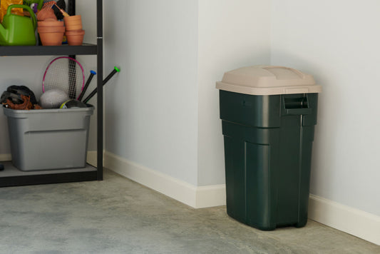 Roughneck™ Non-Wheeled Slim Trash Can - US 2527