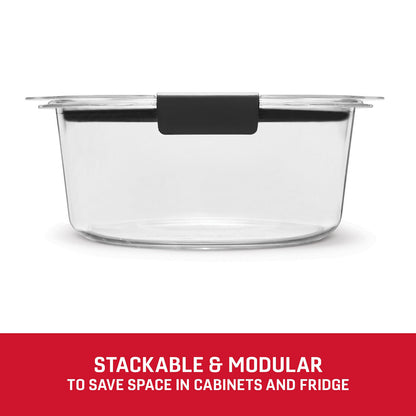 Rubbermaid Brilliance® Round Leak Proof Food Storage Container, 6.97 cup - US 5754